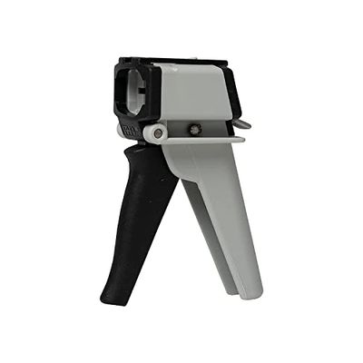 TEROSON Hand Gun-410, Cartridge Pistol for Double Cartridges, Handy Applicator ideal for bodywork repair on cars or other vehicles (2x25ml), 1x Caulking Tool