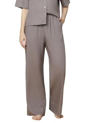 Triumph Dam Boyfriend MyWear Trousers pyjamas-underdel, Pigeon Grey, 36, Duva grå