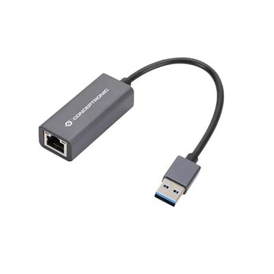 Adaptador - adaptador usb 3.0 a rj45 gigabit ethernet, 1 puerto, compatible con nintendo switch, material plástico, fácil de usar y portátil.