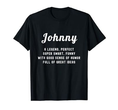 leggenda Johnny perfetto divertente Johnny supersmart Maglietta