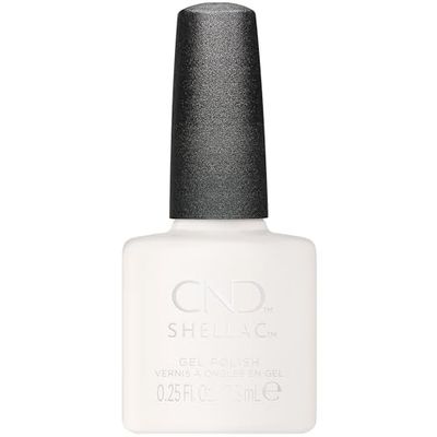 CND Shellac Nail Polish, White Wedding