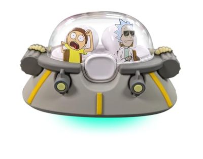 WONDEE Rick et Morty Écouteurs Bluetooth sans Fil avec Assistant Google pour Apple et Android - Cadeaux Originaux de Rick et Morty