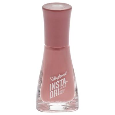 Sally Hansen Smalto per Unghie Insta-Dri, Formula 3 in 1, Base, Colore e Top Coat, Asciuga rapidamente, Pennello di Precisione, 218 Fast Mauver