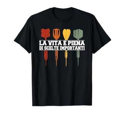 Bersaglio per freccette fun Dartboard Giocatore di freccette Maglietta