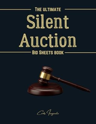 The Ultimate Silent Auction Bid Sheet Book: Organize, Track, and Manage Your Fundraising Event