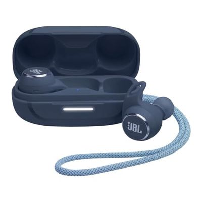 Écouteurs de sport intra-auriculaires JBL Reflect Aero, sans fil avec réduction du bruit, étanche, autonomie de 8 heures, bleu