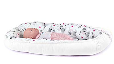 Multifunctioneel babynestje Cocoon Baby Baby Cocon Bumper Reiswieg 100% Katoen Anti-Allergisch