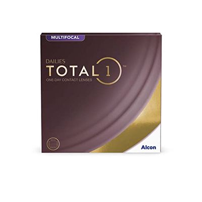 Dailies Total 1 Multifocal Lentes de contacto de reemplazo diario | Pack de 90 | R 8.5 mm | D 14.1 mm | adición baja | -8.75 Diopt