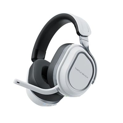 Turtle Beach Stealth 700 Console Blanc Playstation Casque Gaming sans Fil w/ 80hr Batterie, Écouteurs de 60mm, Deux émetteurs et Bluetooth pour PS5, PS4, PC et Mobile