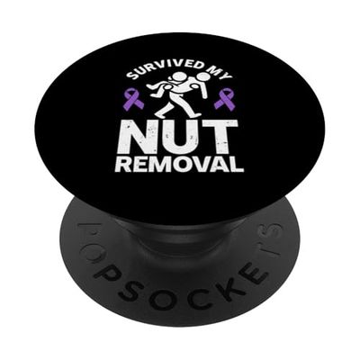 Cirugía De Extracción De Testículos De Conciencia De Cáncer PopSockets PopGrip Adhesivo
