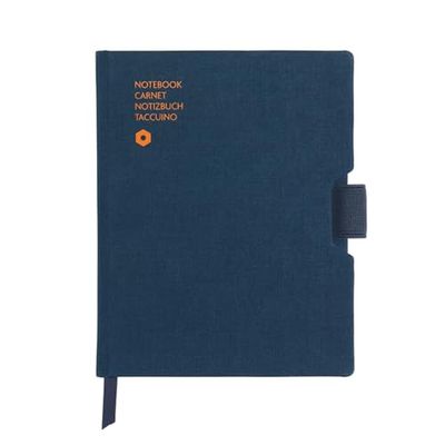 Caran d'Ache - Taccuino Office A6 Tessuto Blu