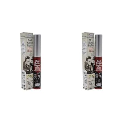 theBalm Meet Matt(e) Hughes Rossetto Liquido, Committed - 7.4 ml (Confezione da 2)