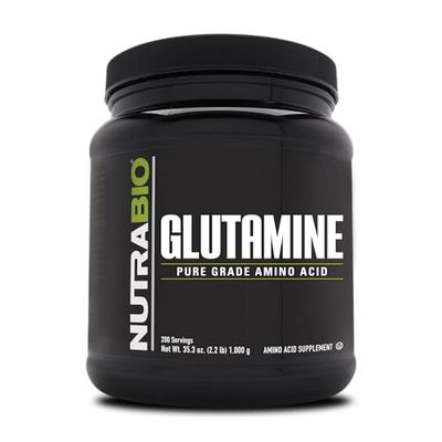 NutrBio L-Glutamine - 1000 Grams 200 servings