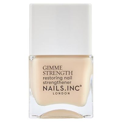 Nails Inc - GIMME STRENGTH Nail Strengthener Nagellack - Intensiver Nagelstärker mit Veganem Kollagen - Stärkt und Repariert Beschädigte Nägel in 3 Wochen - Tierversuchsfrei - Perfekte Maniküre