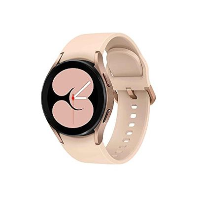 Samsung Galaxy Watch4 BT Smartwatch, rond, Bluetooth, Wear OS, draaibaar, naakt, fitnesstracker, fitness, 40 mm, roségoud