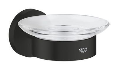 GROHE Start Quickfix - Jabonera con soporte mural, Negro Mate 411932430