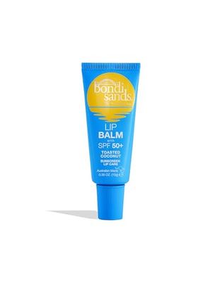 Bondi Sands Toasted Coconut Lip Balm with SPF 50+ | Nourishing Formula Locks in Moisture + Provides UVA+UVB Protection, Enriched with Shea Butter, Jojoba Oil, and Vitamin E, Vegan + Cruelty Free | 10g