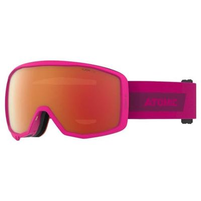 Atomic Salomon Count JR Spherical Masque De Ski Pour Enfants Rose, Monture Live Fit Confortable, Visibilité Parfaite Et Protection Idéale Contre L'éblouissement, Compatible Avec Des Lunettes De Vue
