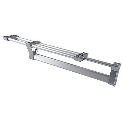 Emuca - Colgador extraible de perchas para armario o vestidor, perchero colgador, percha extensible de 350mm de largo