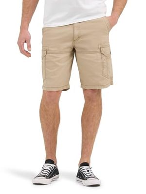 Lee Extreme Motion Swope Cargo-Shorts Pantalones Cortos, Caramelo, 36 para Hombre