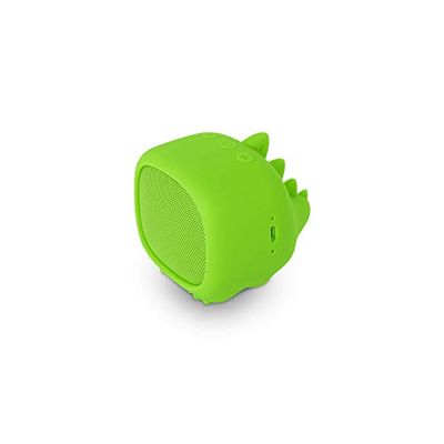 SPC Sound Pups Altavoz Bluetooth con Forma de Dinosaurio, Verde
