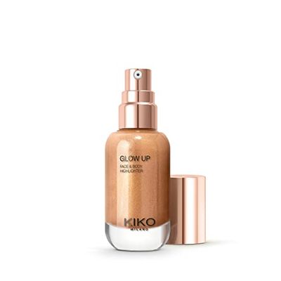 KIKO Milano Glow Up Face And Body Highlighter 02 | Iluminador Líquido No-transfer Con Acabado Metalizado