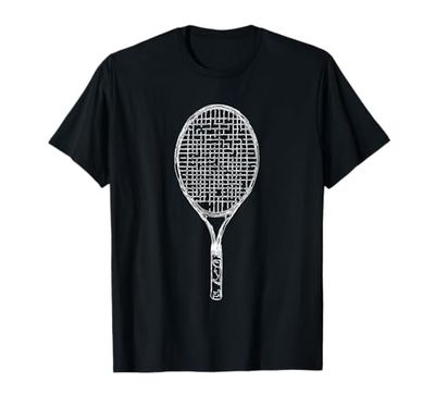 Schizzo di racchetta da tennis Maglietta