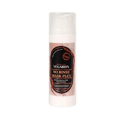 VEGAIROA - No Rinse Plex - Maschera intensiva Leave-In - Azione idratante, tensore e condizionante - Rinforza i capelli - Acqua di Rosa Damascena - Vegan Professional Hairdressing - 150 ml