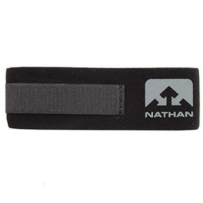 Nathan Timing Chip - pulseira AnkleBand para chip de corrida, preto