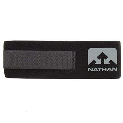 Nathan Timing Chip Ankleband - Black, N/A