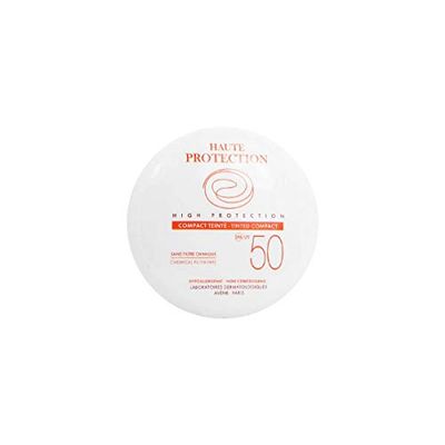 Solaire Haute Protection Compact Teinté Spf50 Doré 10 Gr