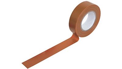 Mercury Ruban Isolant électrique de 20 m – Adhésif PVC Puissant | Résistant à l'eau et Ignifuge | Approuvé BS | Utilisation Professionnelle et Bricolage | Marron