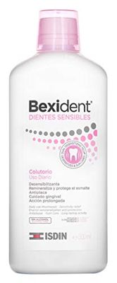 Bain de Bouche Isdin Bexident Dentes sensibles Anti-plaque (500 ml)