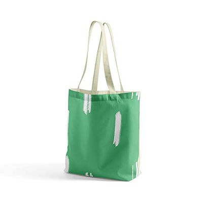 Questo Casa Bolso Tote Estampado Con Asas, Bolsa De Supermercado Reutilizable, Bolsa De La Compra, Lavable A Máquina, Plegable, Bolsa De Tela De Lona, 34X40 Cm