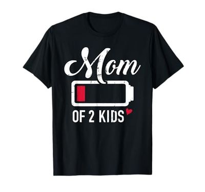Mamá de dos niños regalos Camiseta
