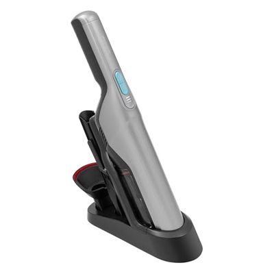 TechniSat TECHNIMAX AS MINI – Batteridriven handdammsugare (upp till 12 000 Pa sugeffekt, ca 30 min drifttid, 200 ml dammbehållare, 2-i-1 munstycke, borstfäste, bordsladdning, batteri 10,8 V, 560 g)