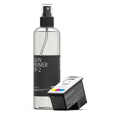 Prinker M Color Ink Refill, Skin-Safe Color Cosmetic Ink & Primer Spray, Water-Resistant and Soap-Washable, Festivals Parties Sport Events, Compatible with Prinker M