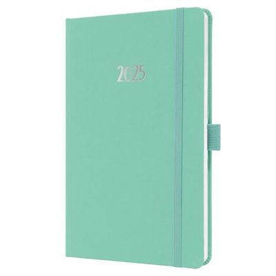 SIGEL J5409 Wochenkalender Jolie 2025 , ca. A5, mintgrün