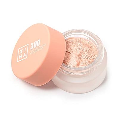 3INA MAKEUP - The 24h Cream Eyeshadow 300 - Sombra de Ojos Rosa Nude 24H de Duración - Sombra de Ojos en Crema & Waterproof - Acabado Mate Brillante & Metálico - Vegan - Cruelty Free