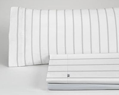 Juego de sábanas de algodón Rita w kolorze perłowym. Cama de 135/140 cm, 3 sztuki