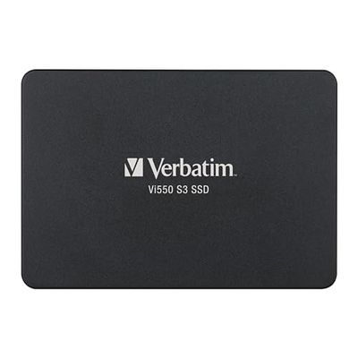 VERBATIM Vi550 S3 SSD - SSD interne 256GB - Solid State Drive - 2.5'' interface SATA III - disque dur interne SSD technologie 3D NAND - SSD 256GB haute performance - 520MB/s - noir