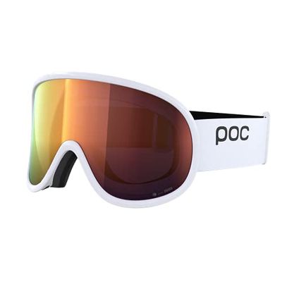 POC Retina Big Clarity Lunettes de Ski Adulte Unisexe, Hydrogen White/Spektris Orange, One