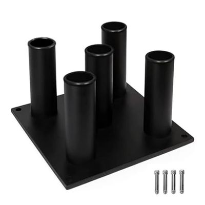 Yes4All AEA6 Verticale Barbell opbergrek standaard, 5 bars, 7" x 2,2"