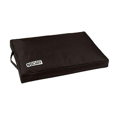 Wouapy No Sleep Limit - Colchón para Perro, Cama Negra para Perro de 100 x 65 x 8 cm