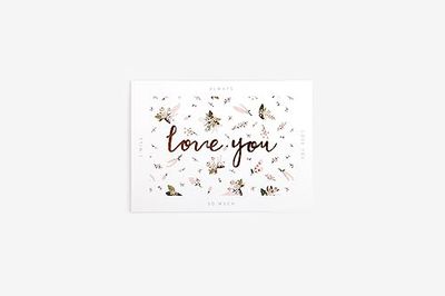 Dailylike Roze wenskaart Little Bride Love You 9,7 x 7 cm.