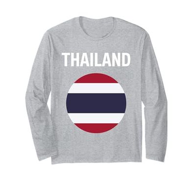 Bandiera Thailandia Moderna Maglia a Manica