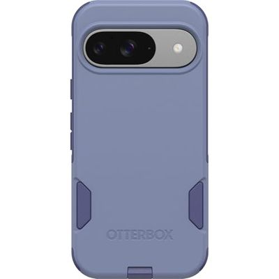 OtterBox Google Pixel 9 & 9 Pro Commuter Series fodral – Denver Dusk (lila), ultratunn, trådlös laddning kompatibel, upphöjda kanter skyddar kamera och skärm