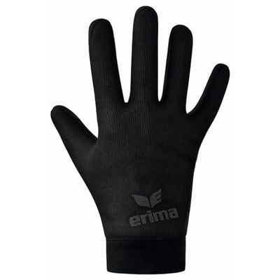 Erima Unisex – vuxna funktionell fältspelarhandske (2242401), svart, M