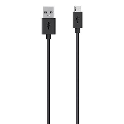 Belkin MixIt Cabo Micro-USB de carregamento e sincronização (para smartphones e tablets, 2 m) preto