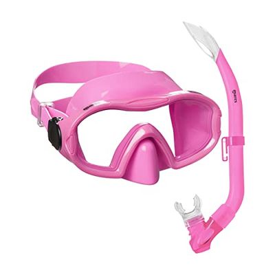 Mask och snorkel barn Mares Aquazone Combo Blenny; kombination av mask och snorkel barn – 4/7 år; rosa/rosa
